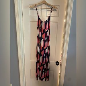 Mary Square camisole maxi dress